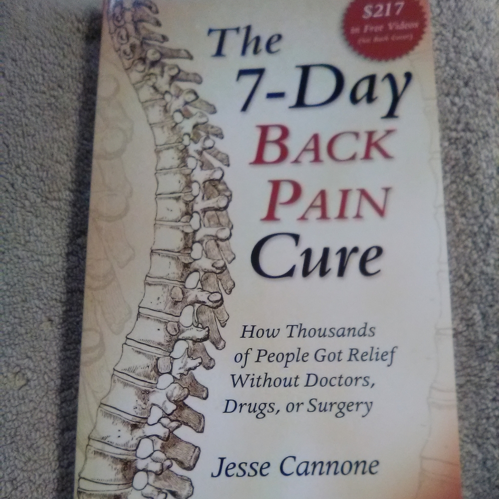 New Book: 7-Day Back pain cure
